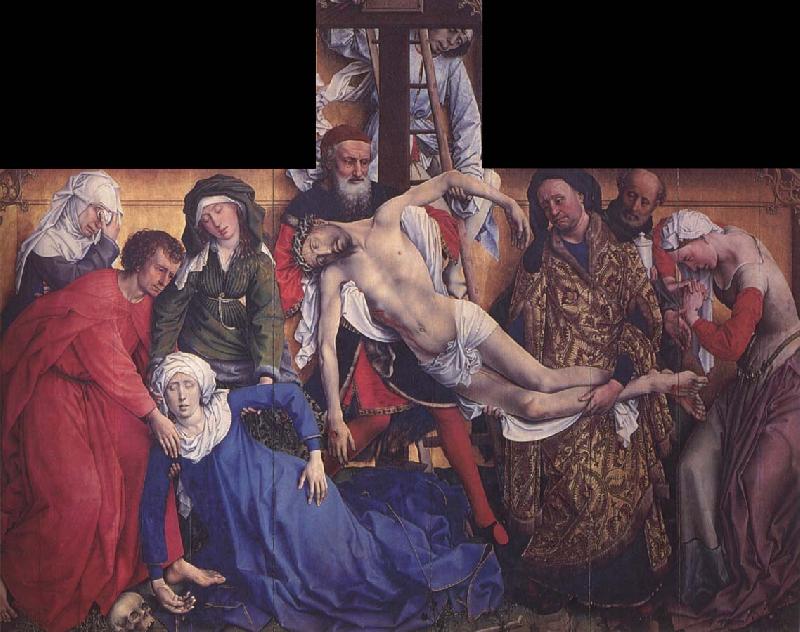 Rogier van der Weyden Korsnedtagningen France oil painting art